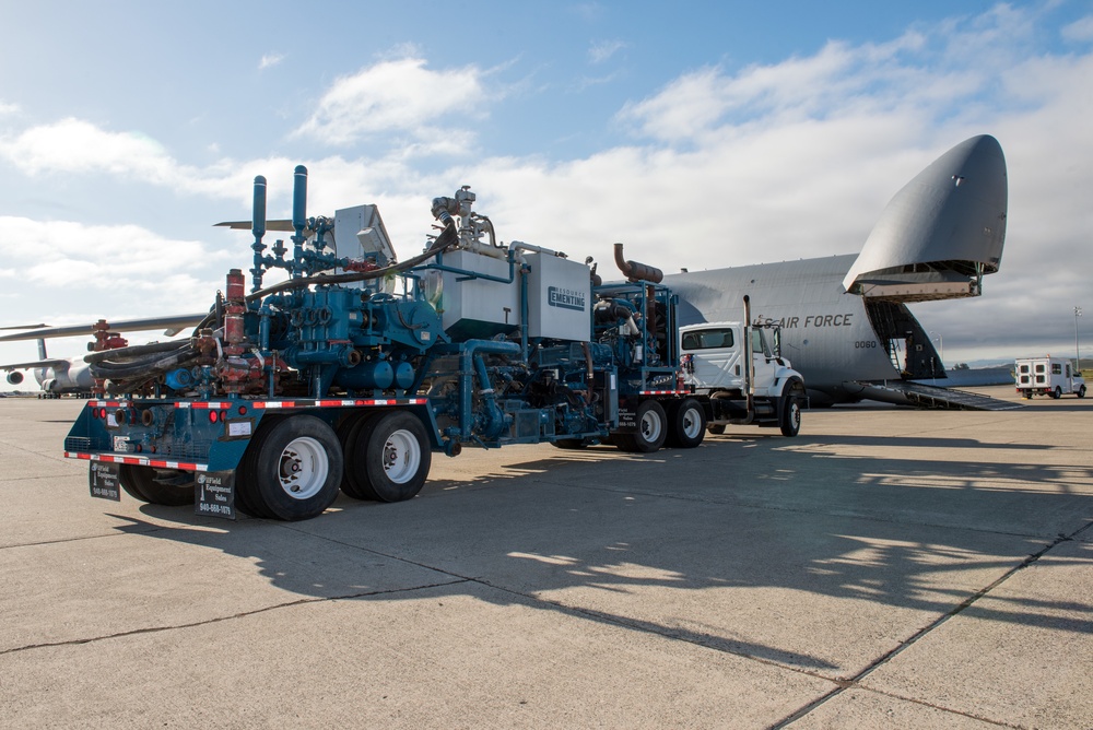 Travis delivers equipment in support of Kilauea volcano relief efforts