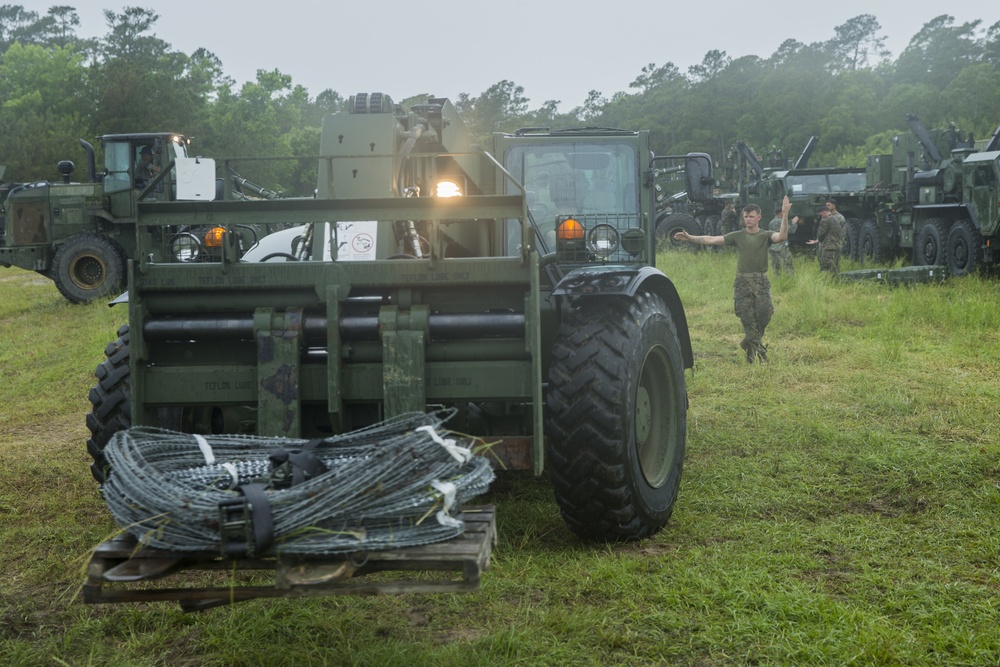 Transportation Support Company moves equipment during command post exercise