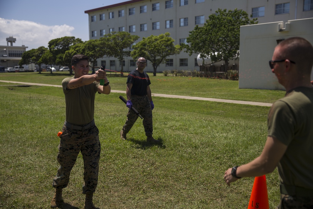 DVIDS Images CLB31 Marines train using pepper spray [Image 2 of 8]