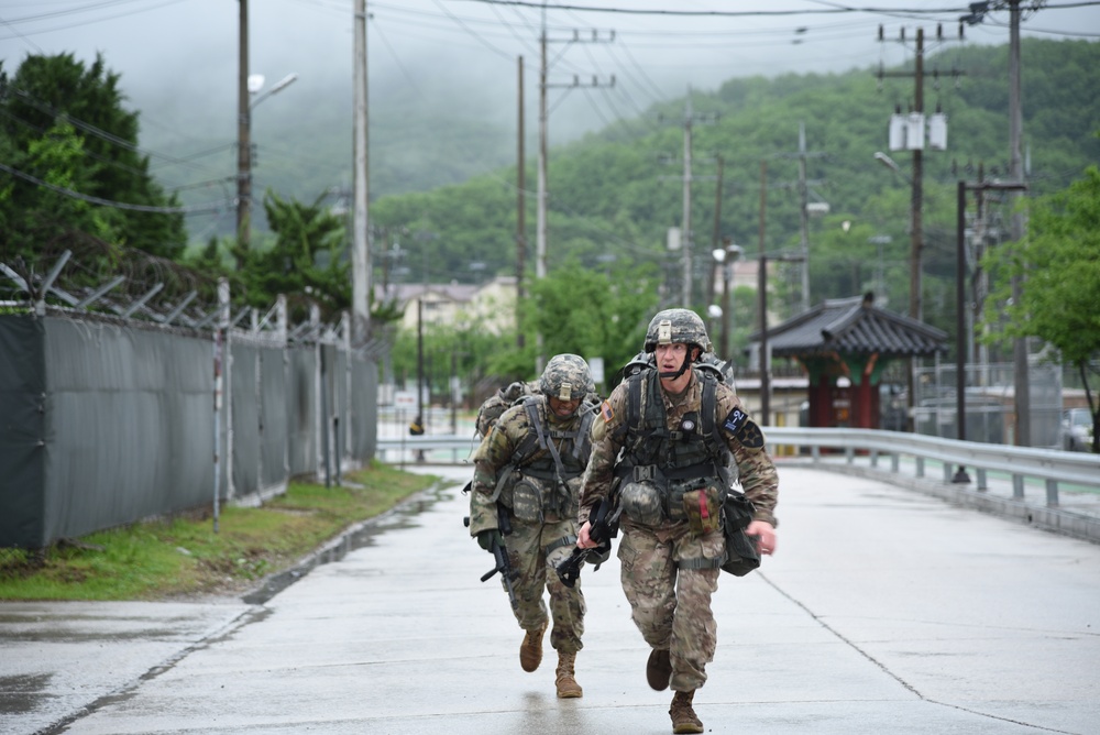 Day 6 foot march Eighth Army 2018 Best Warrior Competition