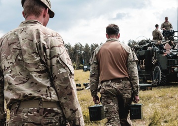 Battle Group Poland Continues Weapons Training Event with U.K. Army