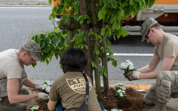 CST Airmen Team Up With Local Community for FBP