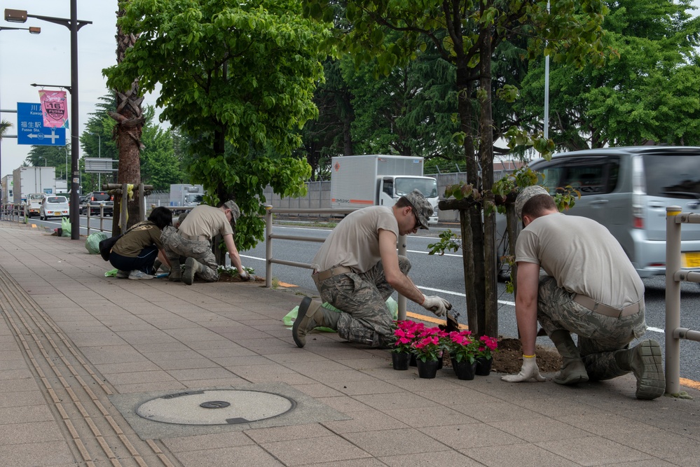 CST Airmen Team Up With Local Community for FBP