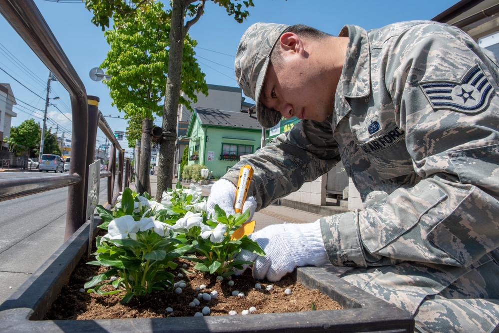 CST Airmen Team Up With Local Community for FBP