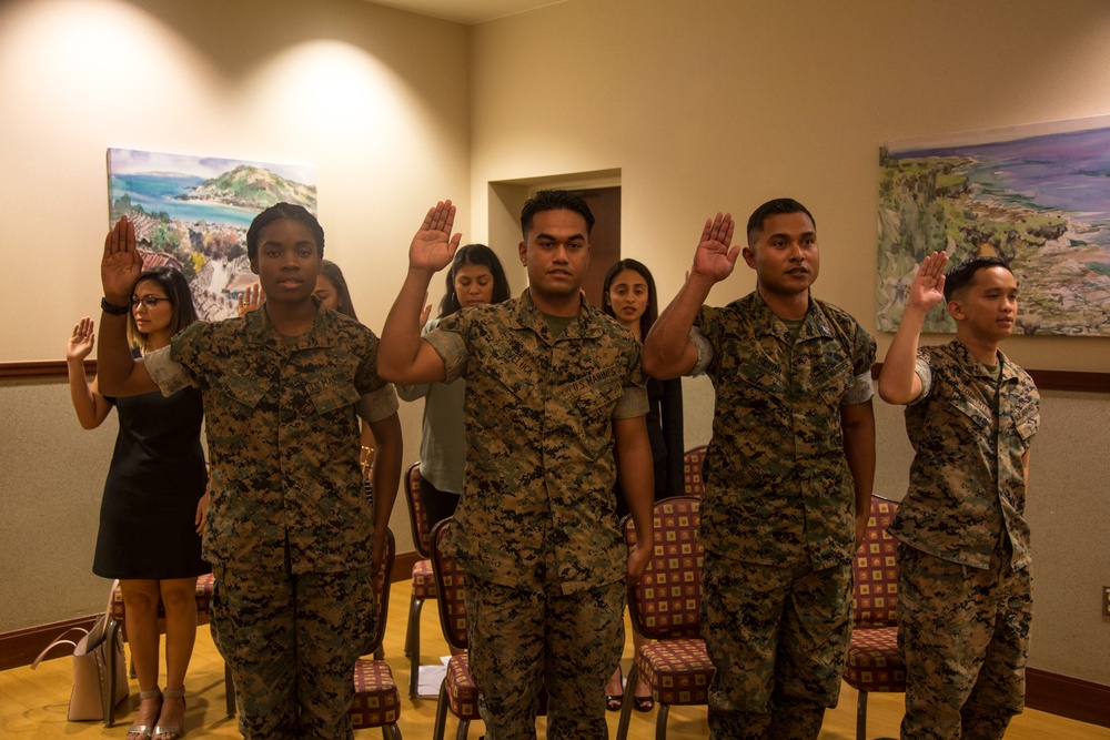 MCIPAC hosts a naturalization ceremony