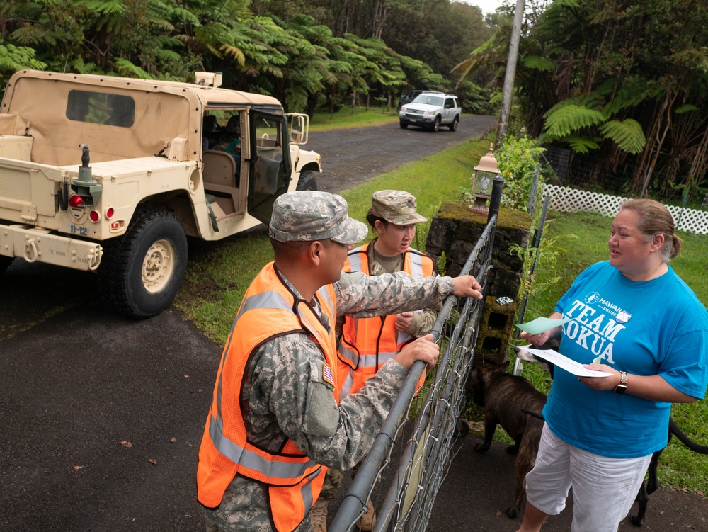 National Guard efforts grow, prepping community for lava flow