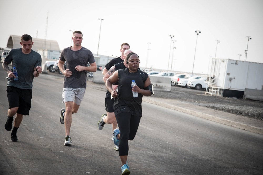 ADAB members recognize National Police Week in 5k run and ruck march