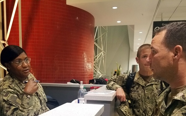 ECRC Assists Returning NAVELSG Sailors