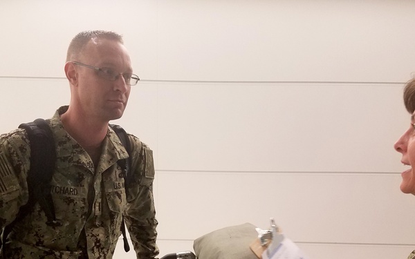 ECRC Assists Returning NAVELSG Sailors