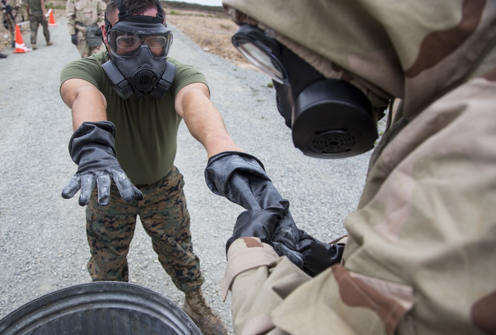 Decontamination Directive: 3rd MAW Marines hone CBRN response procedures