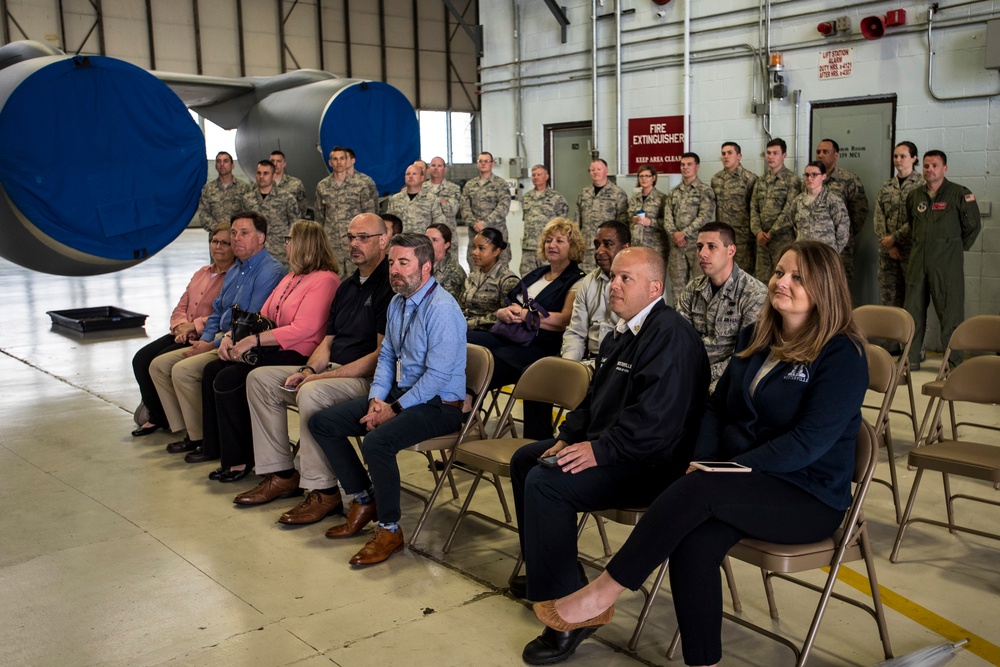 121st Air Refueling Wing dedicates KC-135 Stratotanker