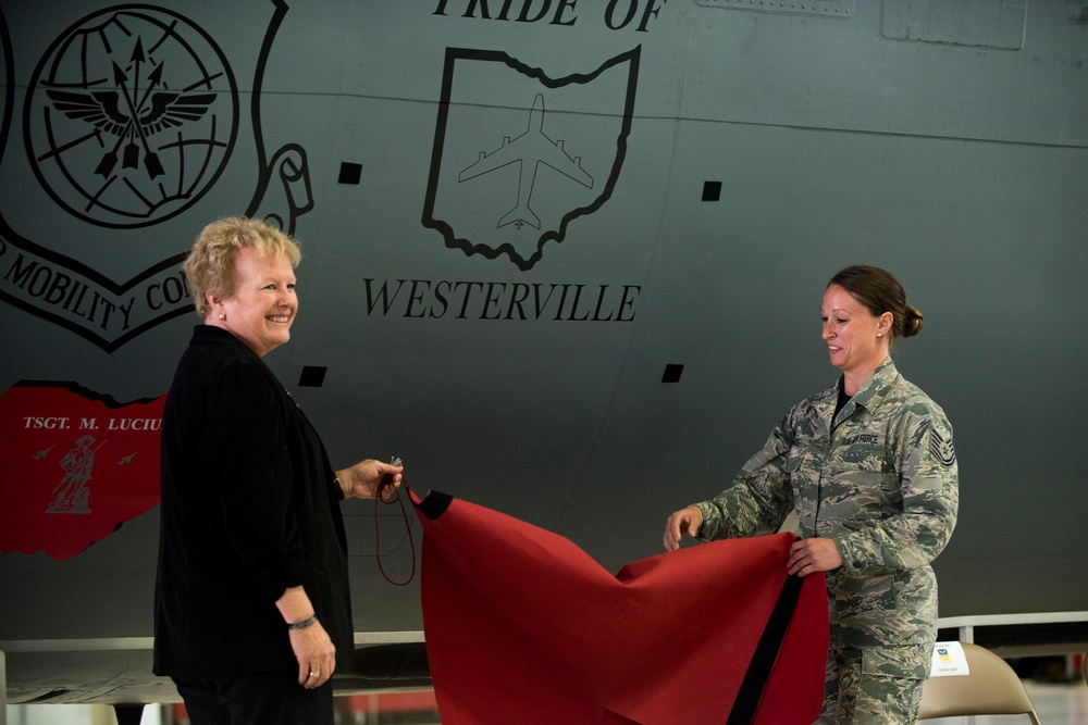 121st Air Refueling Wing dedicates KC-135 Stratotanker
