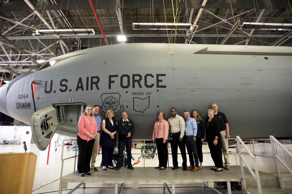 121st Air Refueling Wing dedicates KC-135 Stratotanker