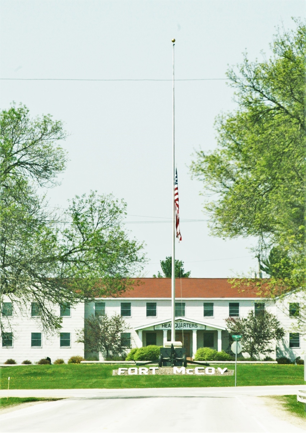 Flag set at half-staff at Fort McCoy for 2018 National Peace Officers Memorial Day