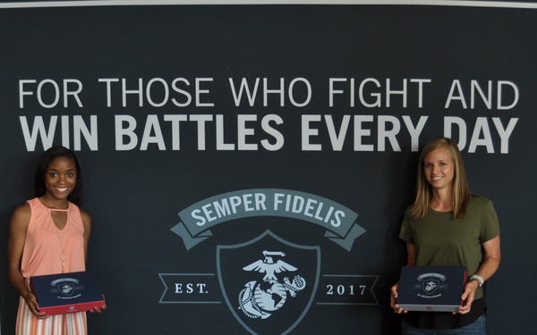 Marine Corps Recruiting Station Nashville awards 2018 Semper Fidelis All-Americans