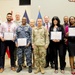 DLA Troop Support winners and nominees from the 2017 Federal Executive Board Executive Board Excellence in Government Awards pose with Troop Support Deputy Commander Richard Ellis (far left) in Philadelphia on May 17.