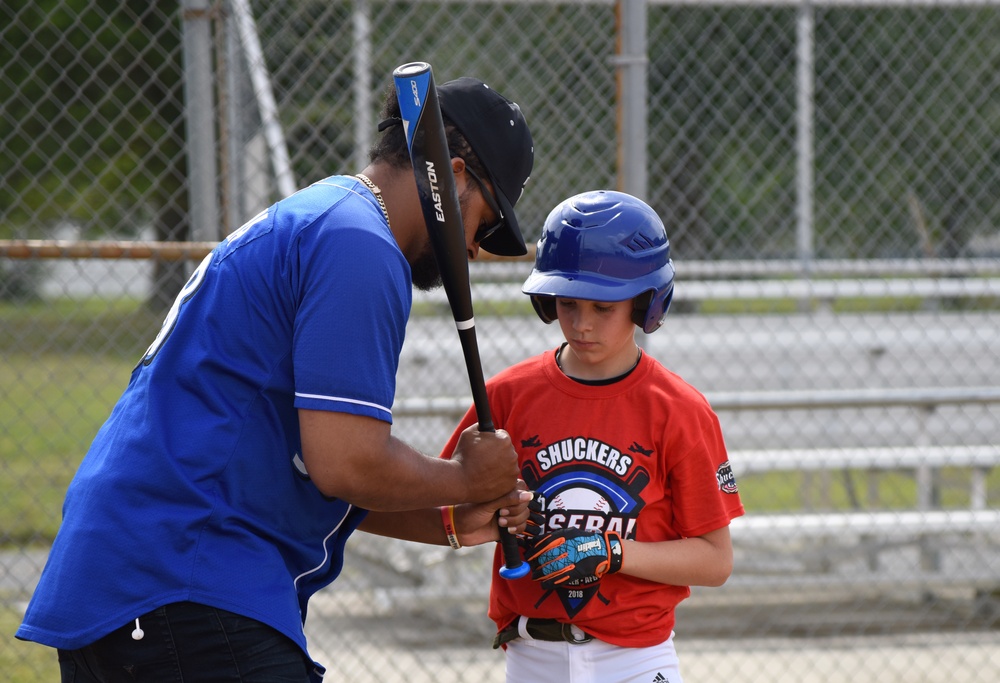 Biloxi Shuckers host youth baseball clinic