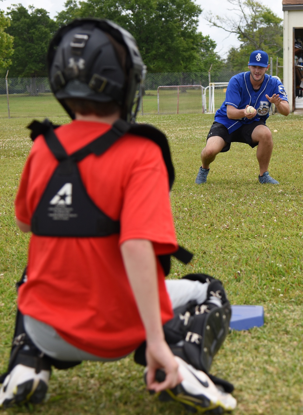 Biloxi Shuckers host youth baseball clinic