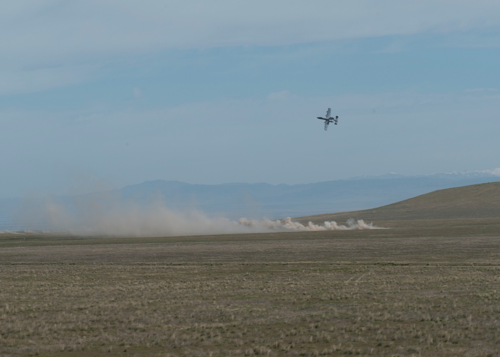 A-10's Practice at Saylor Creek Range