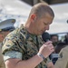 Sgt. Maj. Kasal passes on the sword of office