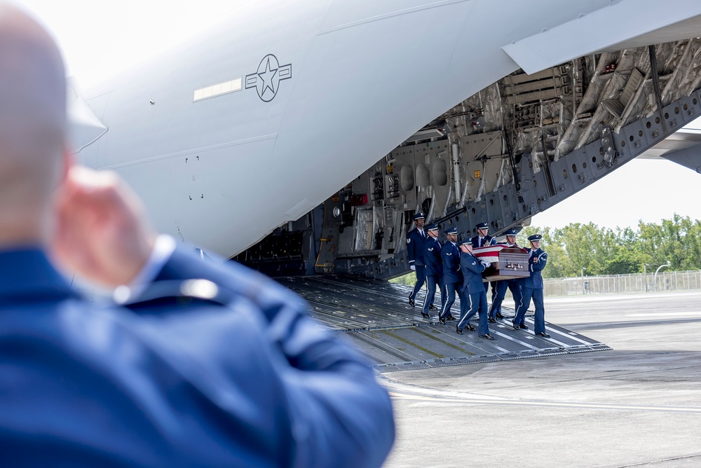 156th Airlift Wing welcomes home fallen Airmen