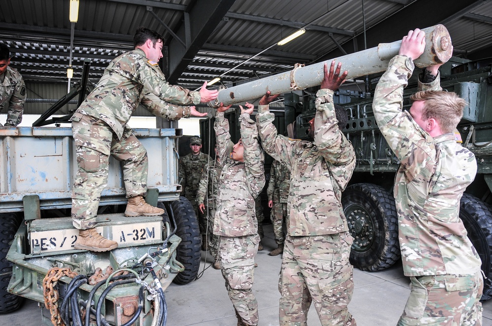 Combat Engineers from 54th Brigade Engineer Battalion Train to Deploy Enabling Charge