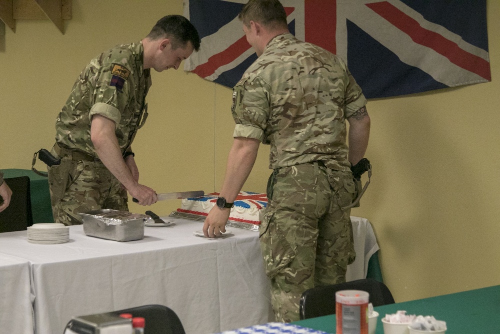 Kabul Security Force celebrates the Royal Wedding