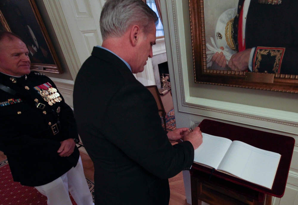 CMC Attends Evening Parade