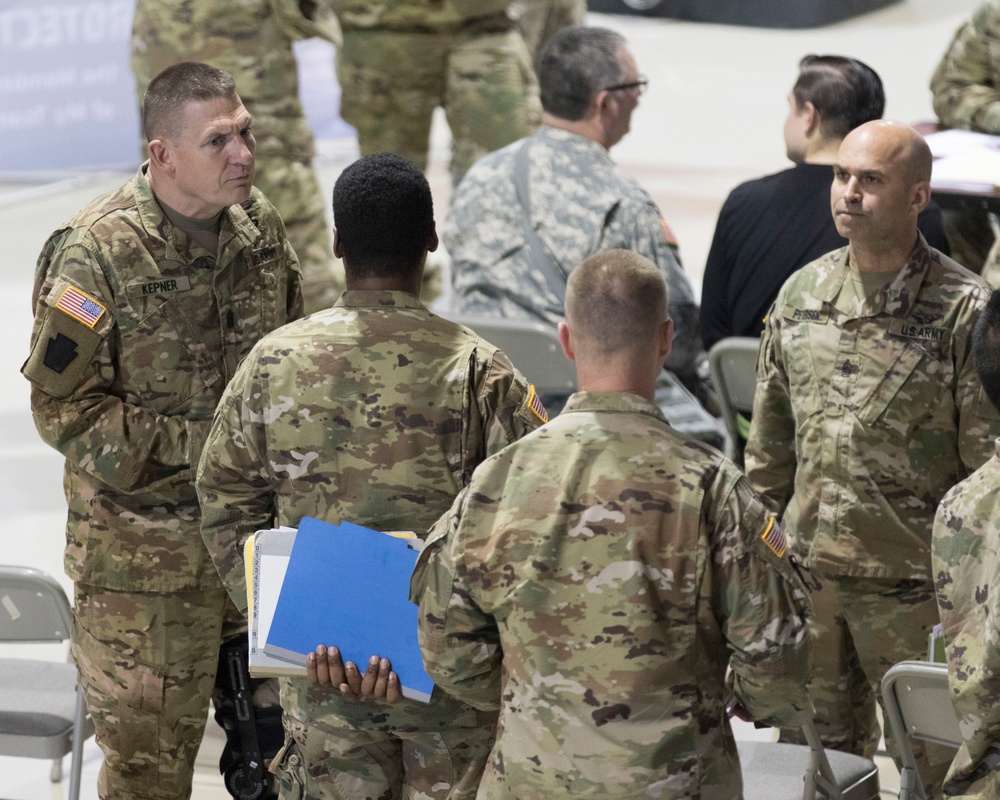 Command Sgt. Maj. Christopher Kepner visits Alaska