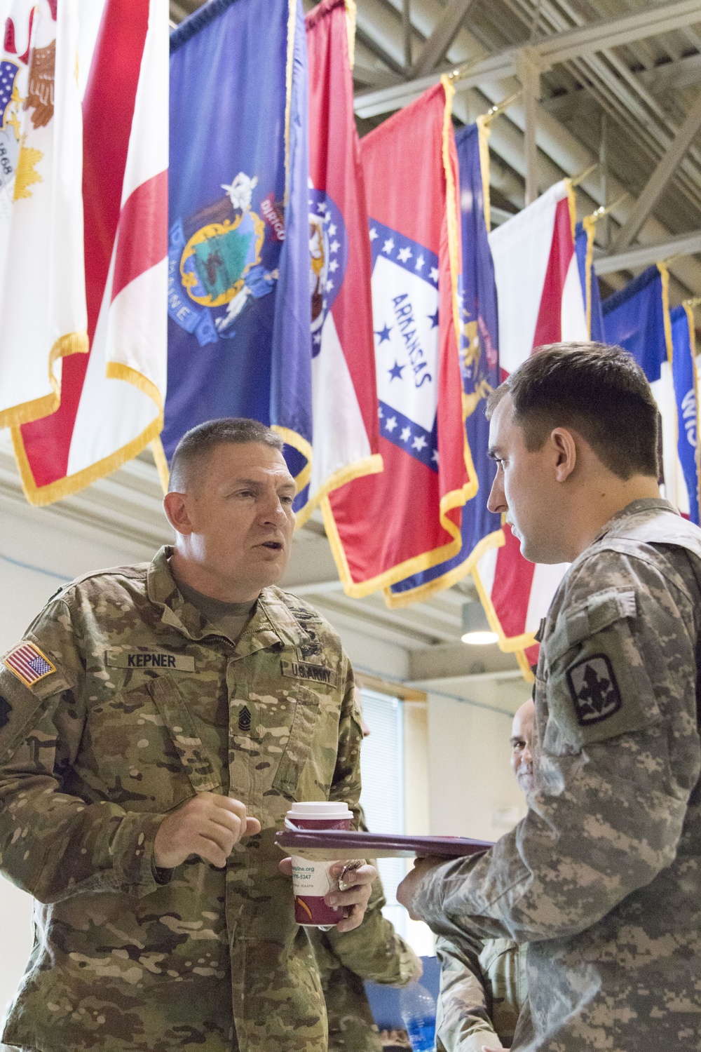 Command Sgt. Maj. Christopher Kepner visits Alaska