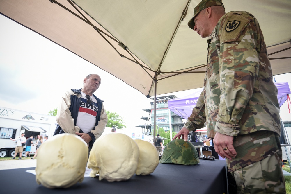 DPAA Shares Mission at Indy 500 Armed Forces Weekend