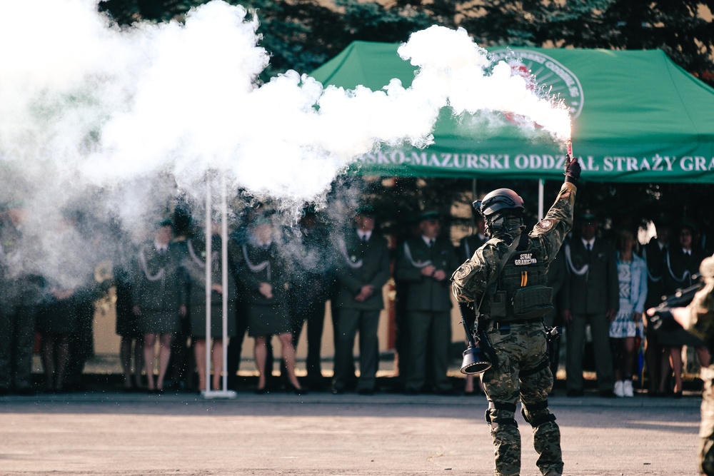 Battle Group Poland Celebrates Polish Boarder Guard Anniversary