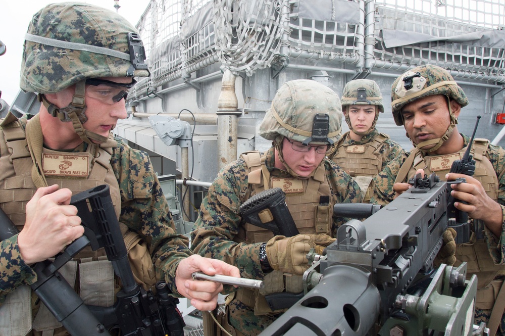 DVIDS - Images - Marines conduct reaction drill aboard USNS Millinocket ...