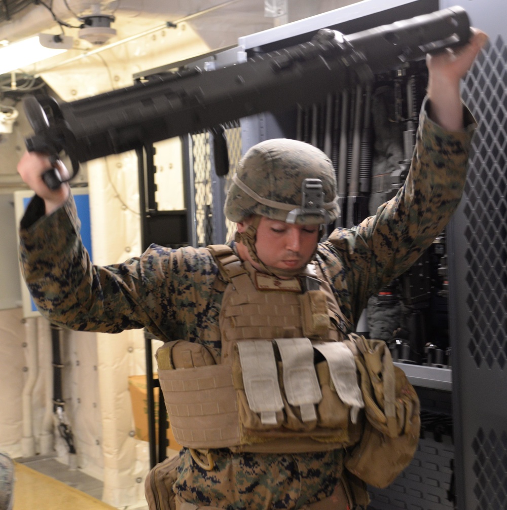 FASTPAC Marines conduct React Drill aboard USNS Millinocket