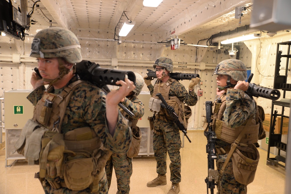 FASTPAC Marines conduct React Drill aboard USNS Millinocket