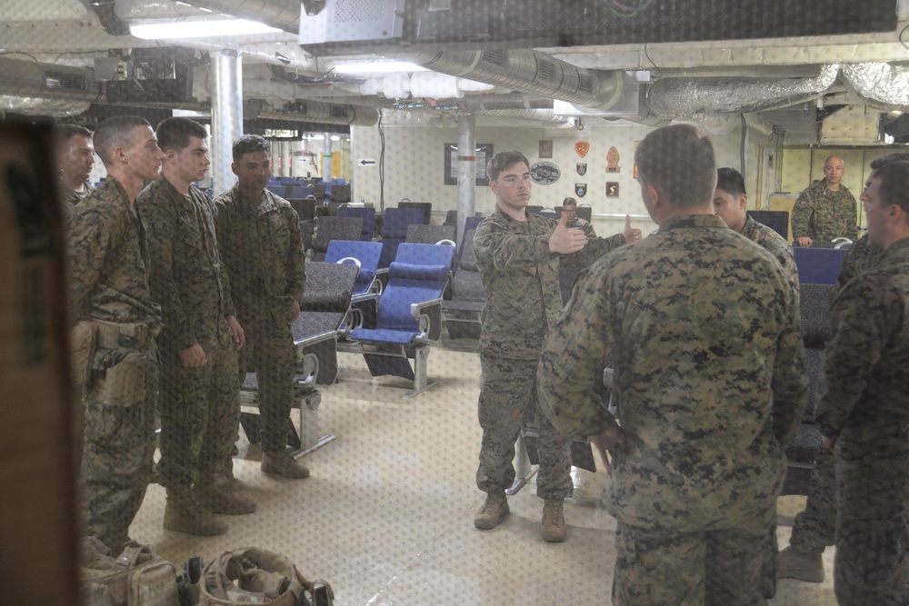 FASTPAC Marines conduct react drills aboard USNS Millinocket