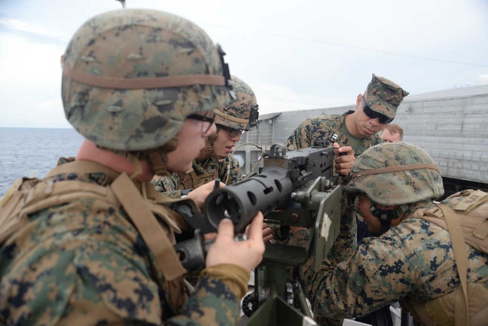 FASTPAC Marines conduct react drill aboard USNS Millinocket