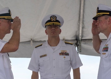 USNS Mercy (T-AH 19) holds change of command ceremony