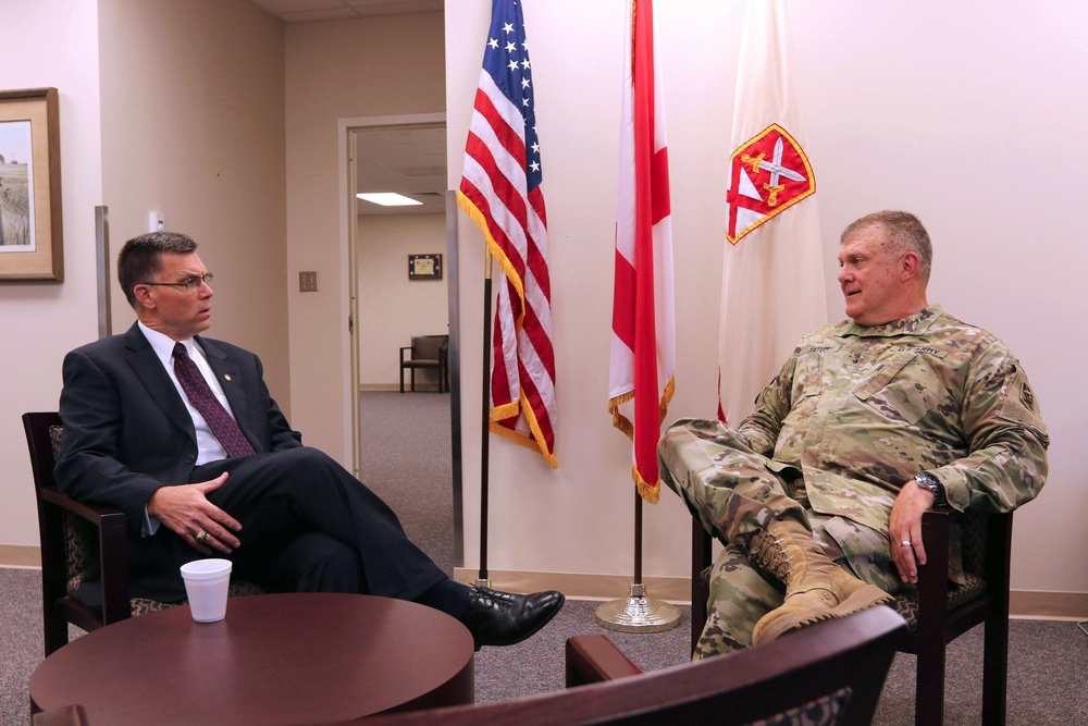 Leaning forward: 167th TSC and DLA conduct key leader engagement