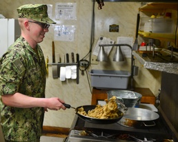 Sailors Serve At VFW Post