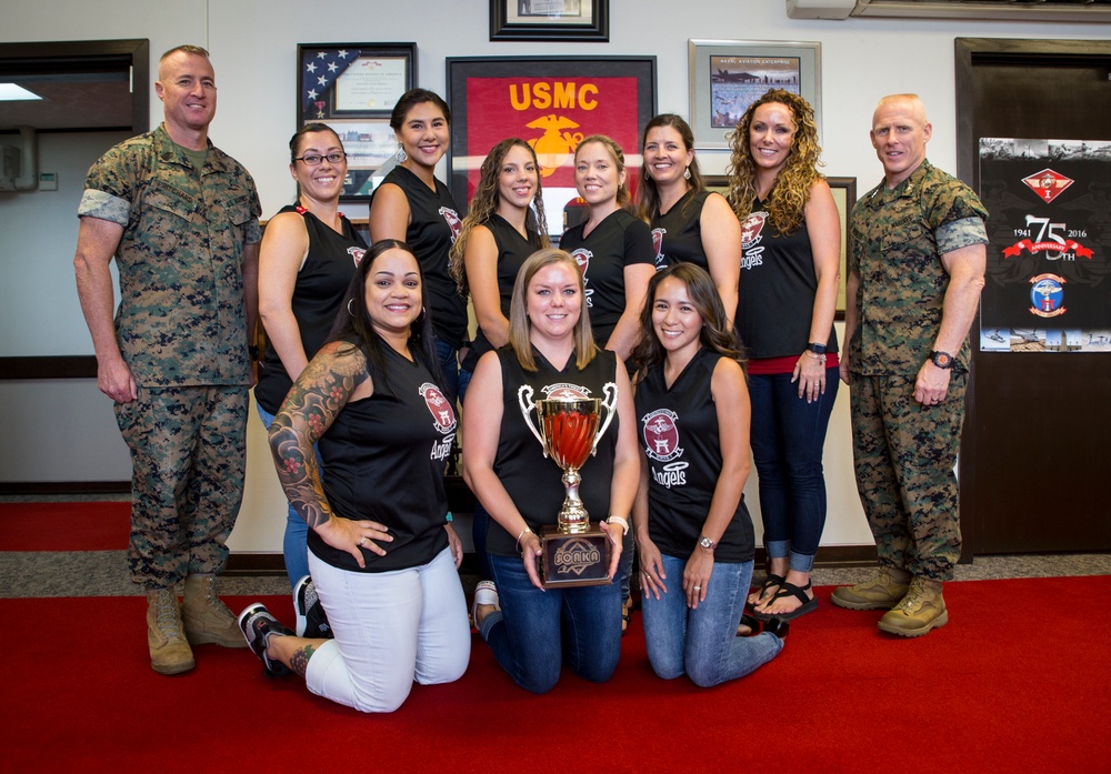 1st MAW spouses take home the trophy