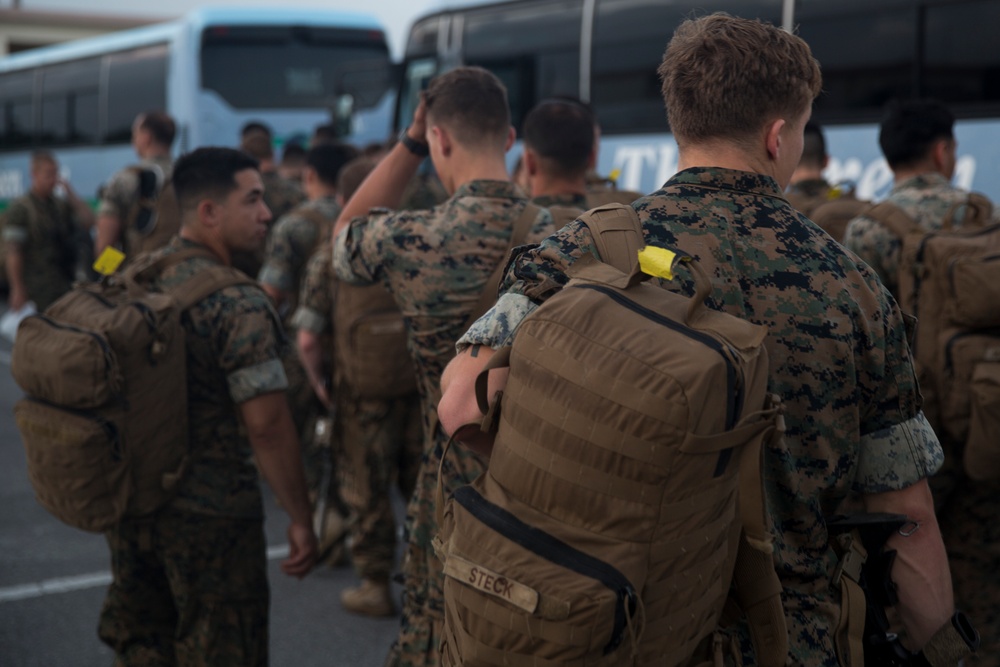 Headline: “Retreat Hell!” Marines land in Okinawa