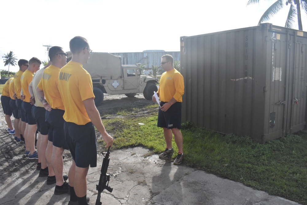 Naval Mobile Construction Battalion (NMCB) 11 Construction Civic Action Detail Marshall Islands May 18th 2018