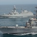 Gonzalez Conducts Passing Exercise with Italian Frigate