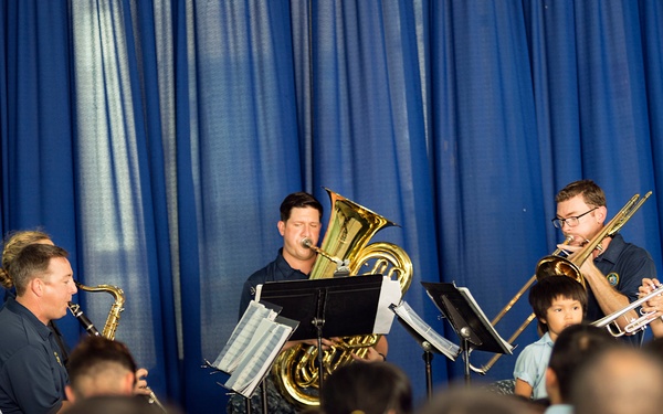 U.S. Pacific Fleet Band visits Khan Hoa Center for Disabled Children