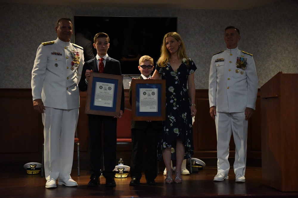 Coast Guard holds retirement ceremony for senior reserve officer