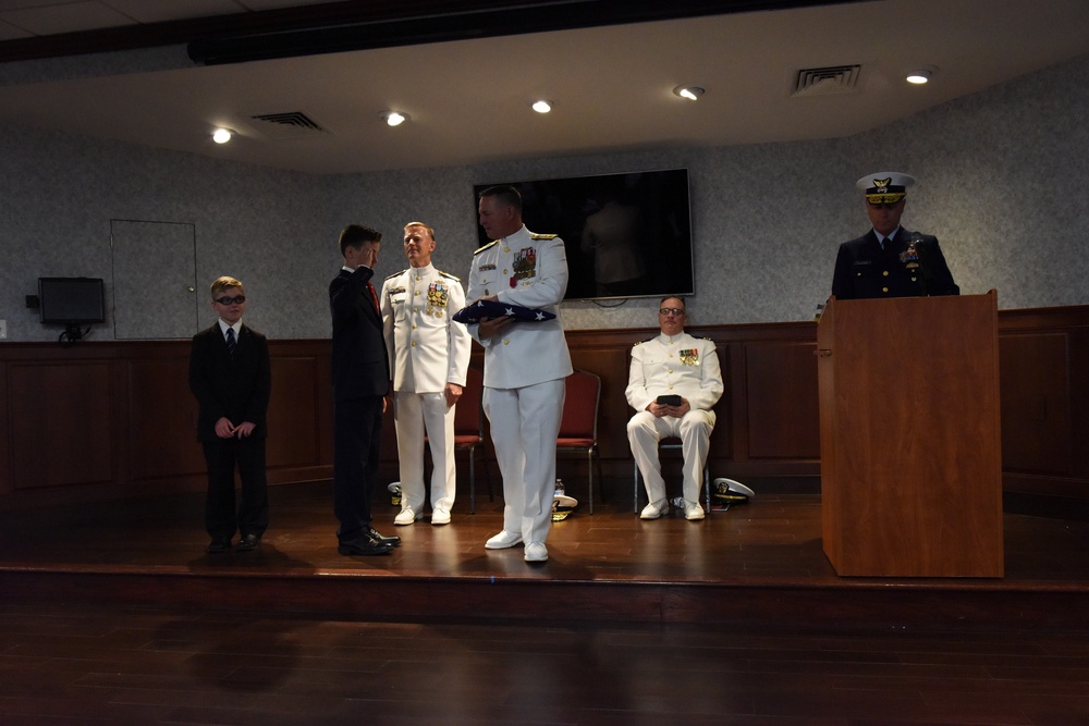 Coast Guard holds retirement ceremony for senior reserve officer