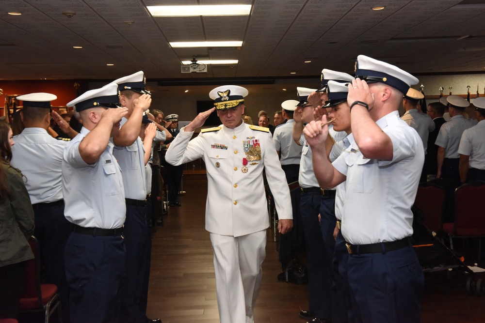 Coast Guard holds retirement ceremony for senior reserve officer