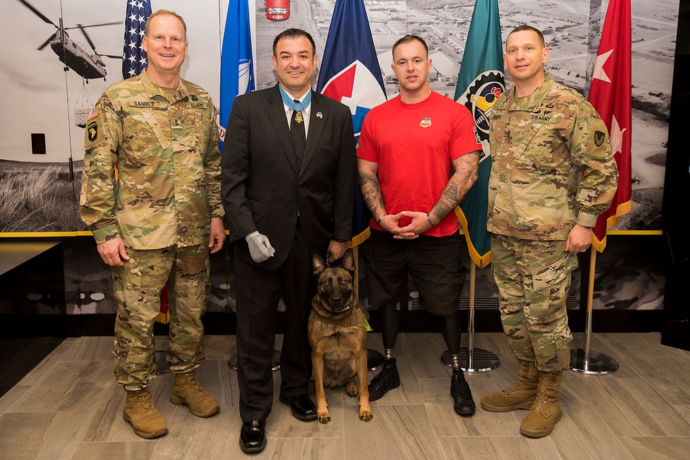 ASC leaders meet wounded warriors