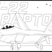 F-22 Raptor coloring page